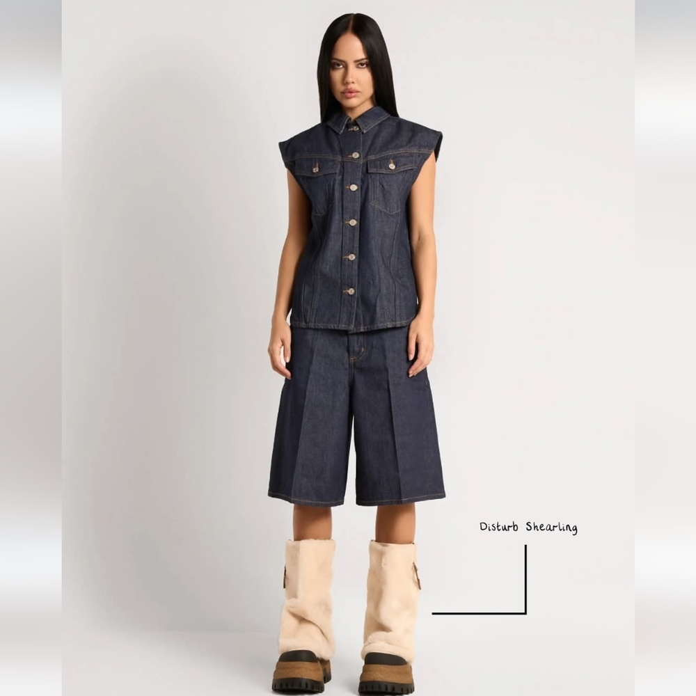 Agolde Evan Denim Shirt / Vest - Picture 4 of 15